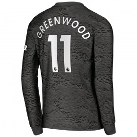 Camisolas de futebol Manchester United Greenwood 11 Equipamento Alternativa 2020/21 Manga Comprida